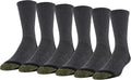 GOLDTOE Men's 656S Cotton Crew Athletic Socks (Multipack)