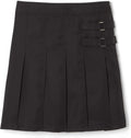 French Toast Girls Adjustable Waist Pleated-Front Two-tab Scooter