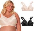 Playtex Women's Wireless Bra, 18 Hour Plus-Size Bras Available, Full Coverage, Smoothing, 4693, Single or 2-Pack