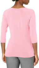 Load image into Gallery viewer, Hanes Women's Raglan Sleeve Stretch Cotton Crewneck Tee