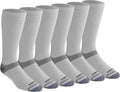 Dickies Men's Dri-tech Moisture Control Max Full Cushion Crew Socks, Available in M-xl (6, 12 Pairs)