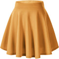 Urban CoCo Women's Basic Versatile Stretchy Flared Casual Mini Skater Skirt