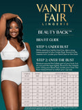 Vanity Fair Women's Beauty Back Smoothing Minimizer Bra, Minimizes Bust Line up to 1.5", Non Padded Cups up to H