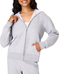 Hanes Women's EcoSmart Fleece Sweatshirt for Women, Soft Midweight - Full-Zip Hoodie, Sweatshirt, or 1/4 Zip