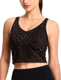 THE GYM PEOPLE Women’s Longline Sports Bra Wirefree Padded Medium Support Yoga Bras Gym Running Workout Tank Tops