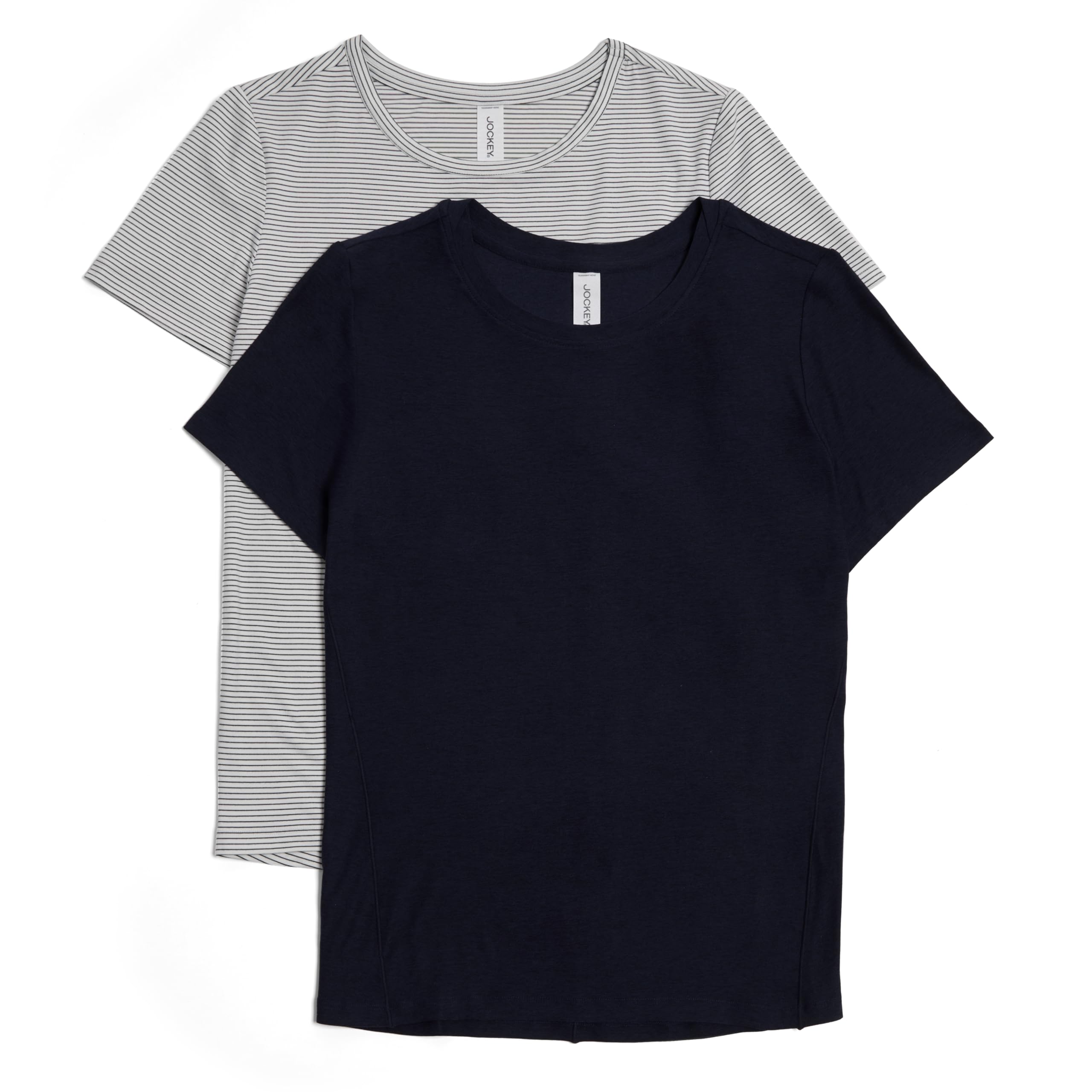Jockey Women's 2 Pack Butter Soft Short Sleeve Active T-Shirt
