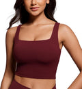 CRZ YOGA Butterluxe Square Neck Crop Tank Top
