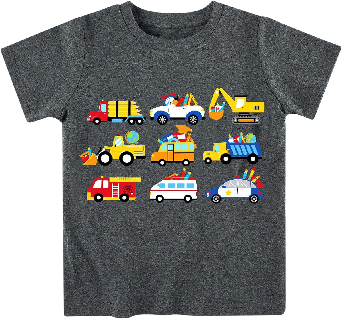 Lovekider Boys Graphic T-Shirt, Cotton Short Sleeve Shirt for Kid Ages 3-8