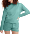 Hanes Originals Women's Fleece Sweatshirt, Midweight Sweatshirt for Women, Placed Flowers