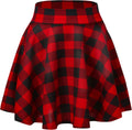 Urban CoCo Women's Basic Versatile Stretchy Flared Casual Mini Skater Skirt
