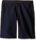 Nautica Boys' School Uniform Performance Khaki Shorts, Moisture Wicking
