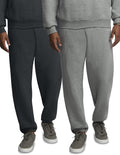 Fruit of the Loom Eversoft Fleece Elastic Bottom Sweatpants with Pockets, Relaxed Fit, Moisture Wicking, Breathable