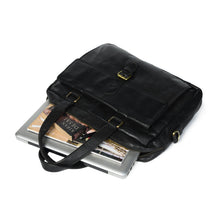 Load image into Gallery viewer, The Modern Briefcase Black