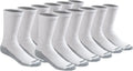 Dickies Men's Dri-tech Original Moisture Control Crew Socks, Available in M-xxl (6, 12, 18 Pairs)