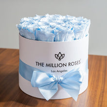 Load image into Gallery viewer, Classic White Box | Light Blue Roses