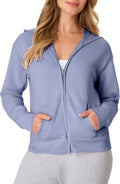 Hanes Women's EcoSmart Fleece Sweatshirt for Women, Soft Midweight - Full-Zip Hoodie, Sweatshirt, or 1/4 Zip