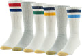 GOLDTOE Men's 656S Cotton Crew Athletic Socks (Multipack)