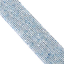 Load image into Gallery viewer, Genuine Aquamarine Faceted Cube Beads, 2.5mm, Sku#U1532