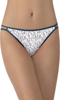 Vanity Fair Women's Illumination String Bikini Panties, Silky Stretch & Satin Trim