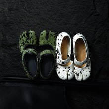 Load image into Gallery viewer, Pony Hair Split-Toe Tabi Mary Jane Flats