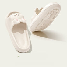 Load image into Gallery viewer, Women's Non-Slip Indoor Slippers - Soft Cushioned EVA Bathroom Slippers with Cute Rabbit Design