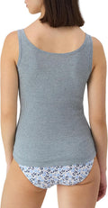 Hanes Women's Originals Ribbed Tank Pack, Soft Cotton Rib Tank Tops for Women, 4-Pack