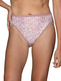 Vanity Fair Women's Illumination Hi Cut Panties, Silky Stretch & Satin Trim