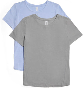 Jockey Women's 2 Pack Butter Soft Short Sleeve Active T-Shirt