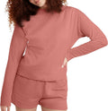 Hanes Originals Women's Fleece Sweatshirt, Midweight Sweatshirt for Women, Placed Flowers