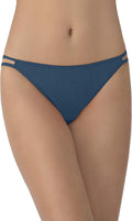 Vanity Fair Women's Illumination String Bikini Panties, Silky Stretch & Satin Trim
