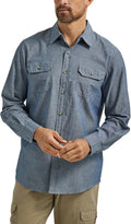 Wrangler Authentics Men's Long Sleeve Classic Woven Shirt