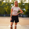 Augusta Sportswear Ladies' Octane Workout Shorts - 7 Inch Inseam Gym Athletic Attire for Women