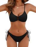 Blooming Jelly Womens Sexy Bikini Sets Cheeky Bathing Suit U-Wire Swimsuits