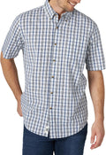 Wrangler Authentics Men's Short Sleeve Classic Plaid Shirt