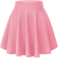 Urban CoCo Women's Basic Versatile Stretchy Flared Casual Mini Skater Skirt