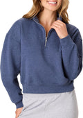 Hanes Women's EcoSmart Fleece Sweatshirt for Women, Soft Midweight - Full-Zip Hoodie, Sweatshirt, or 1/4 Zip