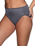 Vanity Fair Women's Illumination Hi Cut Panties, Silky Stretch & Satin Trim