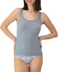 Hanes Women's Originals Ribbed Tank Pack, Soft Cotton Rib Tank Tops for Women, 4-Pack