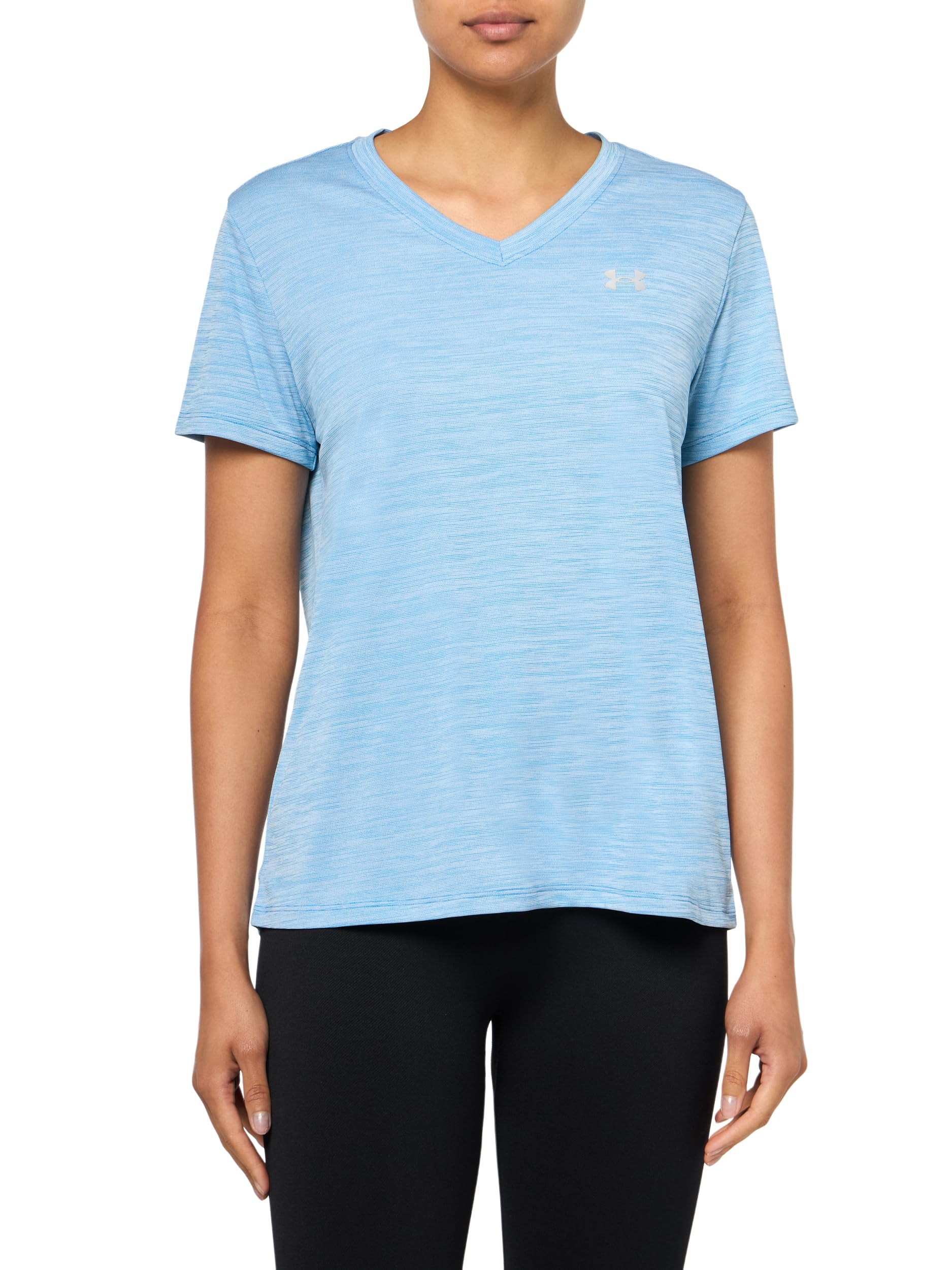 Under Armour Women's Velocity Twist Short Sleeve V Neck T Shirt