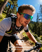 Load image into Gallery viewer, Polarized Sports Sunglasses for Men Women, UV400 Protection Mens Sunglasses Wrap Around Sun Glasses for Cycling Running