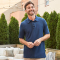 Hanes Men’s X-Temp Short Sleeve Polo Shirt, Midweight Men's Shirt