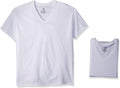 Hanes Men's Undershirts T-Shirt Pack, V-Neck Cotton Tees for Men, Moisture-Wicking, Odor Control, White Multi-Pack