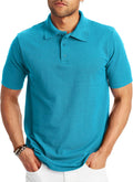 Hanes Men’s X-Temp Short Sleeve Polo Shirt, Midweight Men's Shirt