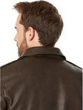 Levi's Men's Faux Leather Aviator Bomber Jacket With Sherpa Collar
