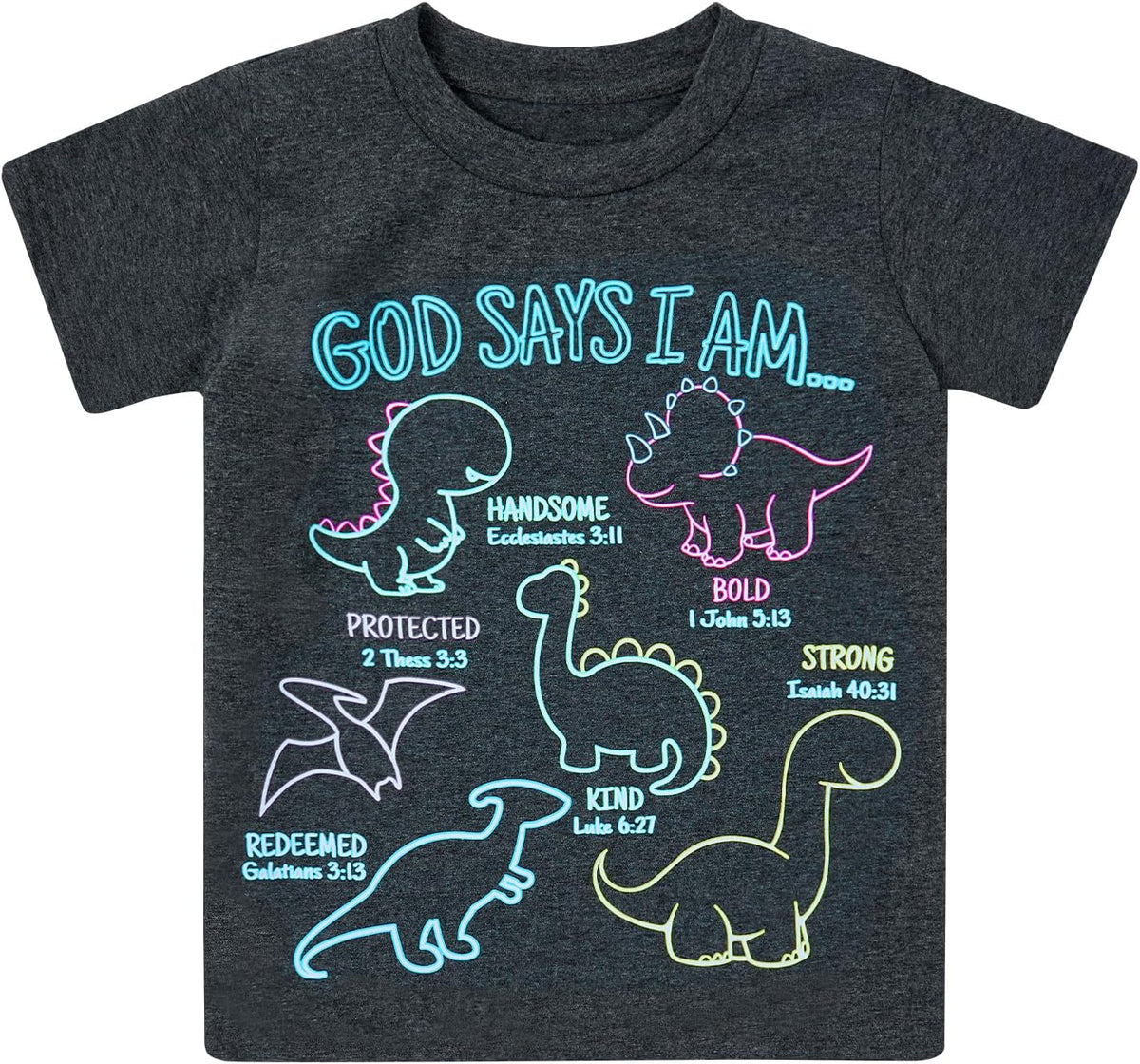 Lovekider Boys Graphic T-Shirt, Cotton Short Sleeve Shirt for Kid Ages 3-8