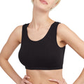 Hanes Women's Pack, Cotton Scoopneck Bralette, Low-Impact Sports Bra, 3-Pack