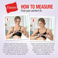Hanes Women's Pack, Cotton Scoopneck Bralette, Low-Impact Sports Bra, 3-Pack