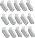 Hanes Double Tough Ankle Socks Moisture Wicking Socks, Multipack
