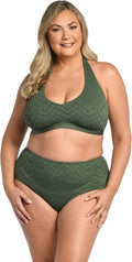 La Blanca Women's Halter Bikini Swimsuit Top