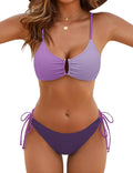 Blooming Jelly Womens Sexy Bikini Sets Cheeky Bathing Suit U-Wire Swimsuits